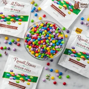 Russell Stover Sugar Free Chocolate Candy Coated Gems