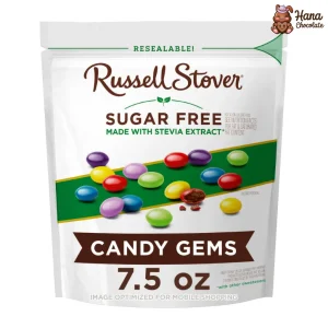 Russell Stover Sugar Free Chocolate Candy Coated Gems